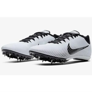 RARE Nike Zoom Rival M 9 Track & Field Spikes Size 12.5 Pure Platium Black